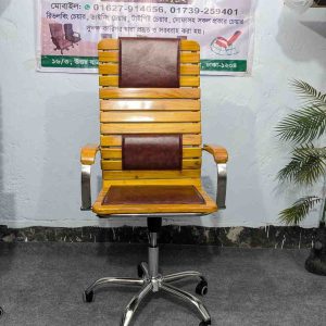 এস.এস মেহগনি চেয়ার - কাঠ কালার